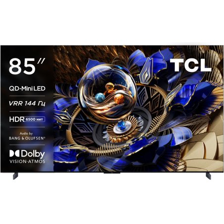 Телевизор TCL 85" 85X11K черный Mini LED UHD 120Hz Smart