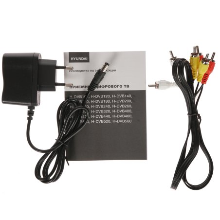 Ресивер DVB-T2 Hyundai H-DVB200 черный