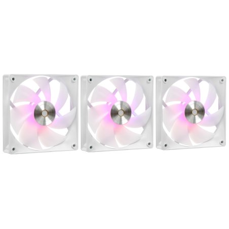 Комплект вентиляторов для корпуса Ocypus Delta F12 ARGb 3 IN 1 белый 120мм 2000rpm 29db 4-pin