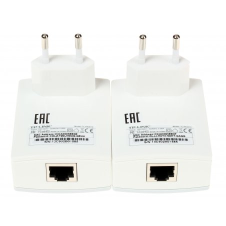 Сетевой адаптер TP-Link TL-PA4010KIT AV600 Nano Powerline Ethernet Adapter Starter Kit, Ultra Compact Size, 500Mbps Powerline Datarate,10/100Mbps Fast Ethernet, HomePlug AV, Green Powerline,Plug and Play, Twin Pa