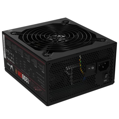 Блок питания Aerocool / Formula KCAS PLUS 1200GM V2, 1200Вт, 80 PLUS Gold, модульный, 140мм, черный