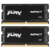 Оперативная память Kingston Fury Impact, DDR5, 64Gb (2x32Gb), 5600MHz, CL40, SO-DIMM