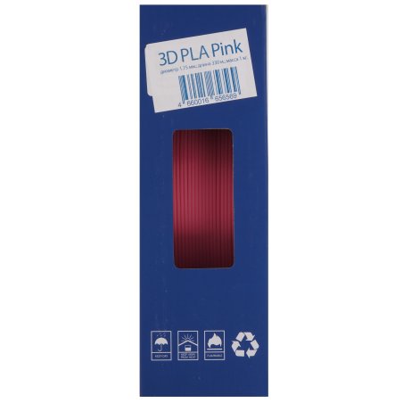 Филамент NVPrint PLA Pink для 3D печати диаметр 1.75мм длина 330 метров масса 1 кг