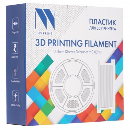 Филамент NVPRINT PLA Meta Yellow для 3D печати диаметр 1.75мм длина 330 метров масса 1 кг