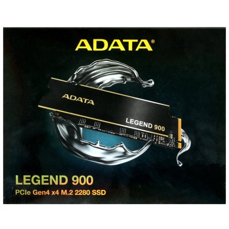 Накопитель SSD ADATA LEGEND 900, 1Tb, PCIe 4.0 x4, M.2 2280, NVMe, R/W 7000/4700, с радиатором