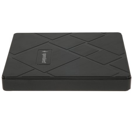 Оптический привод внешний со встроенным кардридером и хабом Gembird DVD-USB-04 пластик, черный