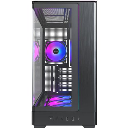 Компьютерный корпус Montech Heritage PRO (B) черный без БП mATX 5x120мм 2x140мм 2xUSB3.0 audio bott PSU