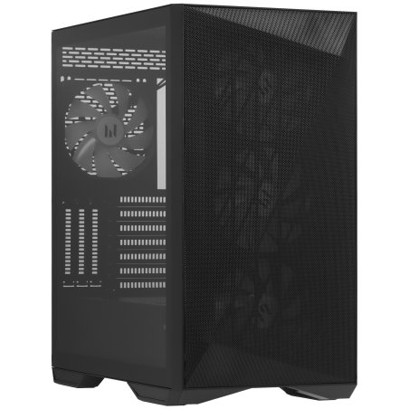 Компьютерный корпус ZALMAN MidTower P60 black (ATX, без БП, 2xUSB 3.0+USB Type C, 5x120мм ARGb) (Zalman P60 Black)