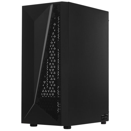 Компьютерный корпус Bloody BD-CC106 черный без БП ATX 8x120мм 1xUSB 2.0 1xUSB 3.0 audio bott PSU