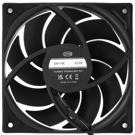Кулер для корпуса Case Cooler PCCooler F9 R120 BK (120x120x30mm, 4-pin PWM, 114CFM, 42.7dBA, 3000RPM, Black)