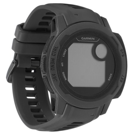 Смарт-часы Garmin Instinct 2s Solar 40мм 1.2" AMOLED корп.черный/белый рем.белый (010-02564-03)