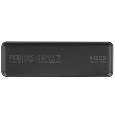 Внешний SSD 512Gb Silicon Power PX10, External, USB TypeC 3.2, черный, read/write 1050/1050 Mb/s