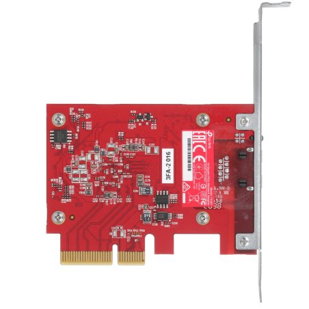 Сетевой адаптер 10 Gigabit PCI-E network adapter, 1 PCI Express 3.0 X4 interface, 1 100/1000/10000Mbps Ethernet port, come with Low-Profile and Full-Height Brackets