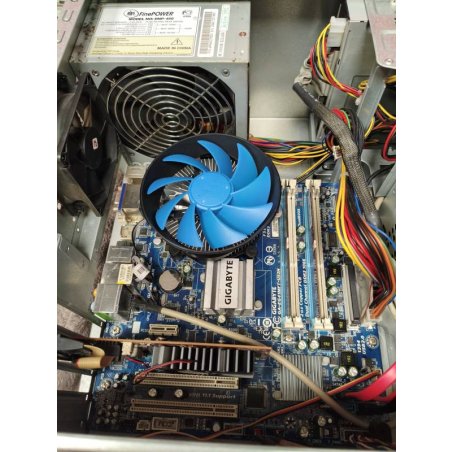 Кулер для процессора DEEPCOOL GAMMA ARCHER синий, 120 мм, алюминий, 1600 об/мин, 26.1 дБ, 3 pin, 95 Вт, 65.5 мм