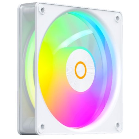 Вентилятор для корпуса Ocypus Gaммa F12 Elite WH ARGb 3 IN 1, 120x120x25мм, 4-PIN PWM, 600-1800 RPM, 26 DBA MAX, HYDRO BEARING