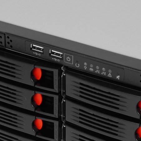 Серверный корпус ExeGate Pro 3U660-HS16 (RM 19", высота 3U, глубина 660, без БП, 16xHotSwap, USB)