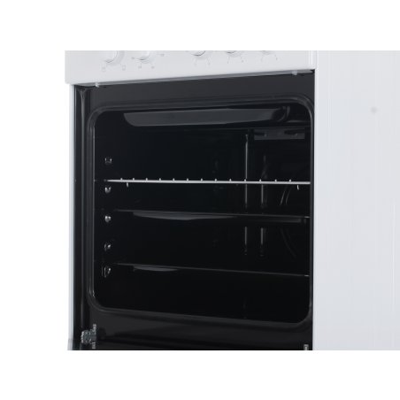 Плита электрическая Gefest 5140 белый, конфорок 3 электрических, духовка 55 л, 50 см x 85 см x 58.5 см