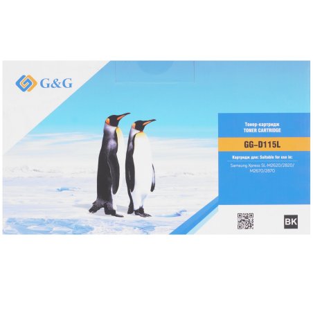 Картридж лазерный G&G GG-D115L черный (3000 стр.) для Samsung Xpress SL-M2620/2820/M2670/2870