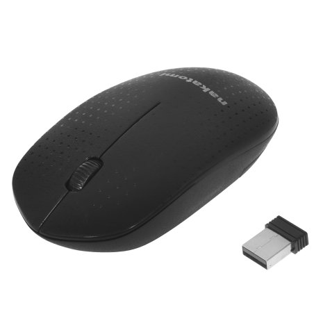 Мышь беспроводная Nakatomi MROG-20UR черный, 2400 dpi, радиоканал, USB, кнопки - 6