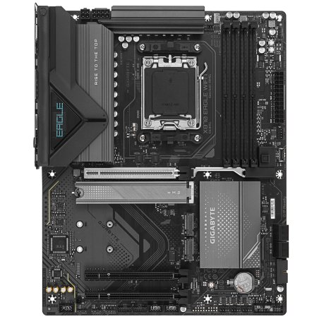 Материнская плата Gigabyte X870 EAGLE WIFI7, AM5, AMD X870, 4xDDR5, 4xSATA, 3xM.2, 1xPCI-E 5.0 x16, 2xPCI-E 3.0 x1, 1xHDMI, 1xUSB-C (DP), 1x 2.5Gb LAN, 4xUSB-A 2.0, 3xUSB-A 3.2 Gen 1, 1xUSB-A 3.2 Gen 2, 2xUSB-C 3.2 Gen 2 (USB4), 3x3.5 мм, 7.1, ATX