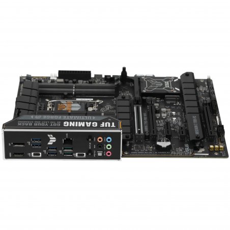 Материнская плата ASUS TUF GAMING B550-PLUS WIFI II, AM4, AMD B550, 4xDDR4, 6xSATA, 2xM.2, 1xPCI-E 3.0 x16, 1xPCI-E 4.0 x16, 3xPCI-E x1, 1xDP, 1xHDMI, 1x 2.5Gb LAN, 2xUSB-A 3.2 Gen 1, 1xUSB-A 3.2 Gen 2, 1xUSB-C 3.2 Gen 2, 3x3.5 мм, 7.1, ATX