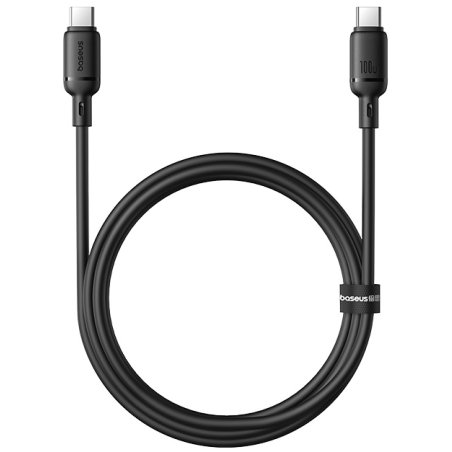 Baseus Silky Series Fast Charging Cable Type-C to Type-C 100W 1m Cluster Black P10377704113-00