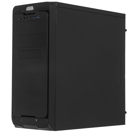 Компьютерный корпус Miditower ExeGate UN-604 Black, ATX, (UN400, 120мм) 2*USB+2*USB 3.0, Audio