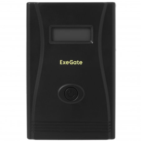 Источник бесперебойного питания ExeGate SpecialPro Smart LLB-1000.LCD.AVR.EURO.RJ 1000VA/650W, LCD, AVR, 4 евророзетки, RJ45/11, черный