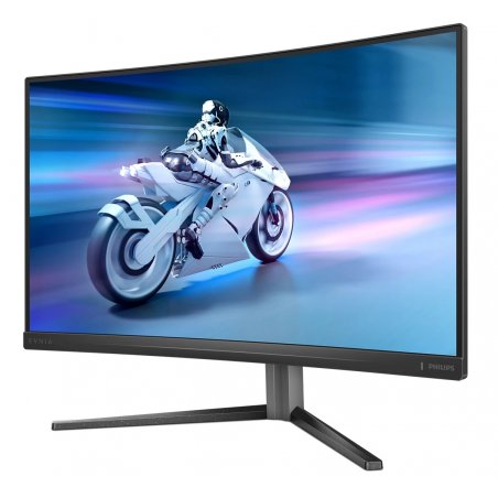 Монитор 27" Philips 27M2C5200W Evnia VA 1920x1080, 280 Гц, 1 мс, 16:9, 300 кд/м2, 2xHDMI, 1xDP, 1x3.5 мм, изогнутый, черный