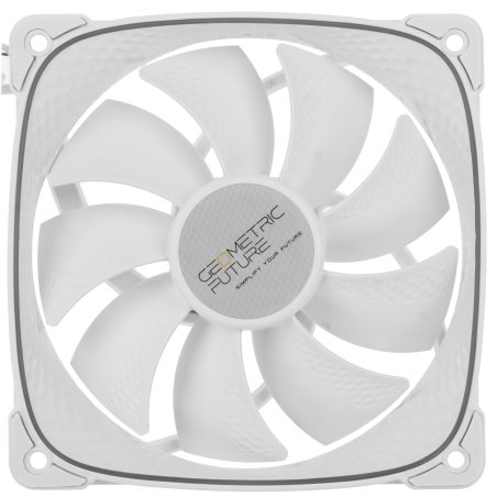 Вентилятор корпусный Case Cooler Geometric Future Squama 2503RW-12 Reverse (120x120x25мм, 4-pin PWM, ARGb, 57.67CFM, 29.87dBA, 1500RPM, белый)