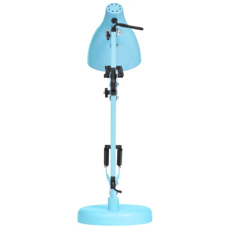 Настольный светильник ЭРА N-123-E27-40W-LBU Е27 с основанием голубой