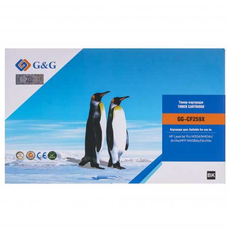Картридж лазерный G&G GG-CF259X черный (10000стр.) для HP LJ M304/M404/MFP M428