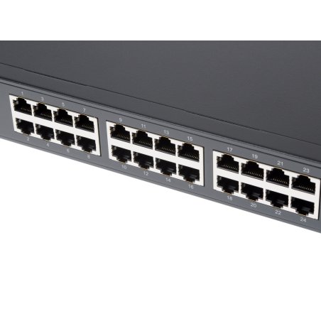 Сетевой коммутатор TP-Link SMB TL-SF1024 Коммутатор 24-port 10/100M Switch, 1U 19-inch rack-mountable steel case