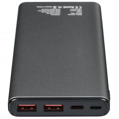 Портативный аккумулятор Cactus CS-PBFSLT-10000 10000mAh 3A 2xUSB серый