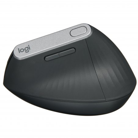 Мышь беспроводная/проводная Logitech MX Vertical графитовый, 4000 dpi, радиоканал, Bluetooth, USB, кнопки - 6
