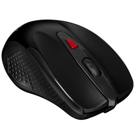 Мышь беспроводная SVEN RX-450W черный, 3200 dpi, радиоканал, USB, кнопки - 6