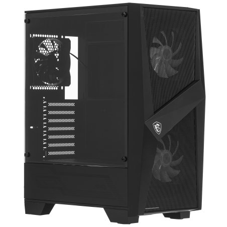 Компьютерный корпус MSI MAG FORGE 100M / mid-tower, ATX, tempered glass side panel / 2x RGb 120мм & 1x 120мм fans inc. / MAG FORGE 100M