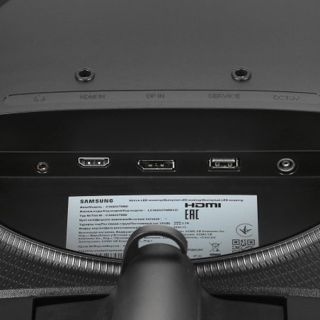 Монитор 34" Samsung Odyssey G5 C34G55TWWI VA 3440x1440, 165 Гц, 1 мс, 21:9, 250 кд/м2, 1xHDMI, 1xDP, изогнутый, черный