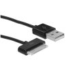 Кабель Gembird/Cablexpert CC-USB-AP1MB AM/Apple для iPad/iPhone/iPod, 1м черный, пакет