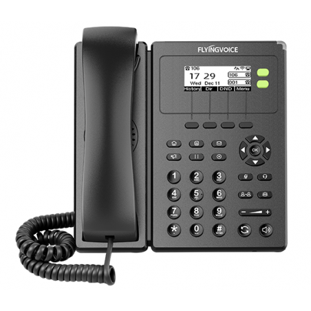 Телефон IP Flyingvoice FIP-10P черный