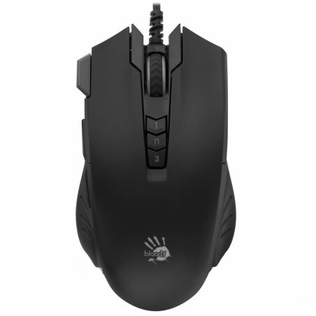 Мышь проводная A4Tech Bloody V9M черный, 4000 dpi, USB, кнопки - 9