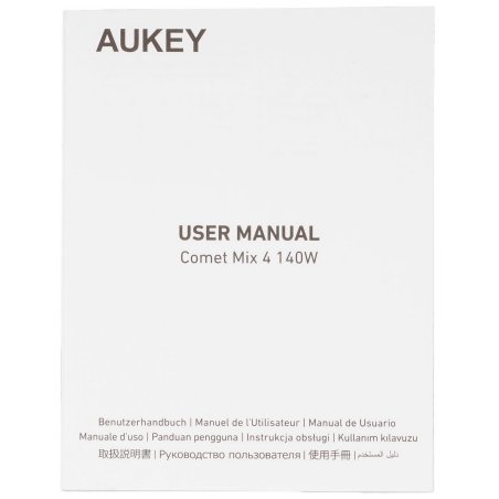 Сетевое зарядное устройство Aukey Comet Mix 140W 3C+A серый