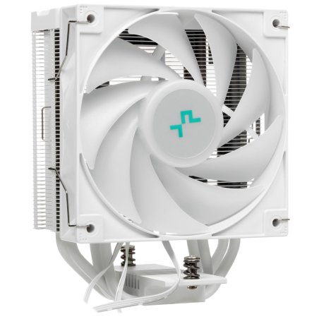 Кулер для процессора DEEPCOOL AG400 DIGITAL WH ARGb белый, 120 мм, алюминий/медь, 2100 об/мин, 31.6 дБ, 4 pin, 220 Вт, 152.7 мм