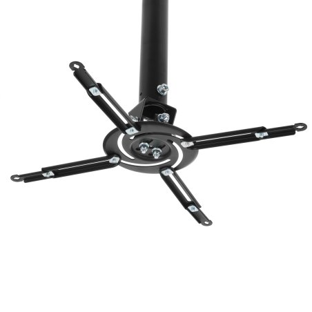 Wize WPC-B черный Потолочные, Макс. крепежное расстояние 260х260, макс. вес нагрузки 12 кг, Наклон,поворот °+/-15, расстояние от стены/ потолка 61-96 см