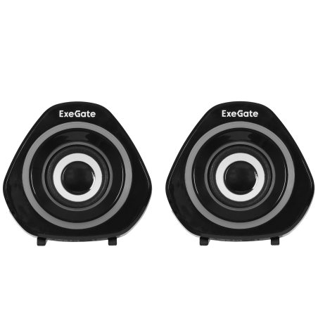 Акустическая система 2.0 ExeGate EX289680RUS Accord 210 (питание USB, 2х3Вт (6Вт RMS), 60-20000Гц, черный, RGb подсветка)