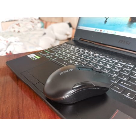 Мышь беспроводная A4Tech G3-200NS черный, 1200 dpi, радиоканал, USB, кнопки - 3