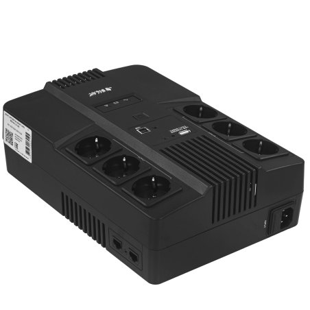 Источник бесперебойного питания SKAT-UPS 800 AI ИБП 220В 480Вт 1 АКБ 9А.ч внутр. меандр. стаб-ция напр-я. 6 выходов Бастион 452