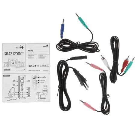 Колонки Genius SW-G2.1 2000 II, 45 W, 100–240 V, color: черный