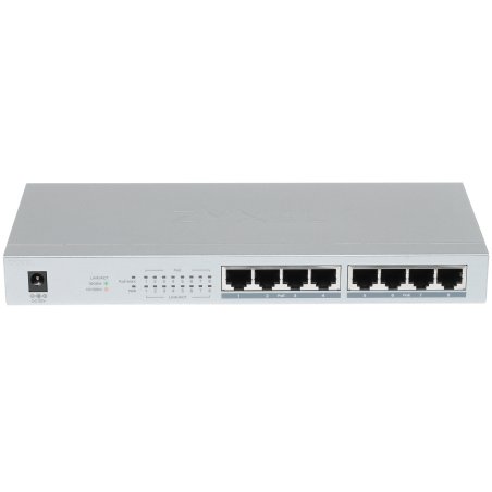 Коммутатор Zyxel GS1008HP Switch PoE +, 8xGE PoE +, tabletop, metal, silent, budget PoE 60 W