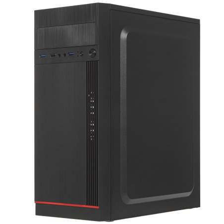 Компьютерный корпус Miditower ExeGate AA-442U2-AA400 (ATX, AA400 8 см, 1*USB+2*USB 3.0, аудио, черный)
